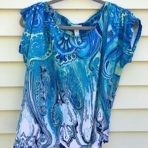 Chico’s Paisley Sz 2 Top